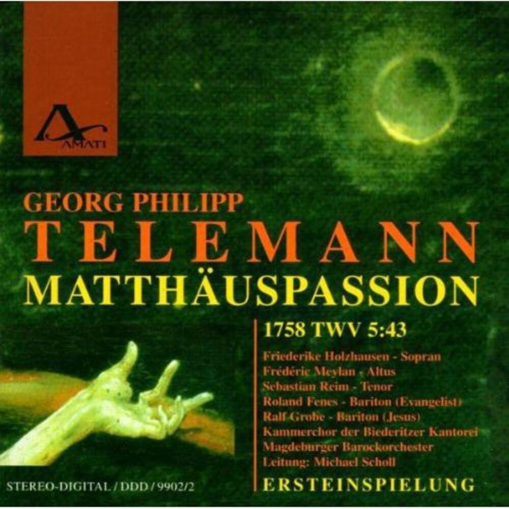 Telemann / Holzhausen - Matthaus-Passion (1758)  CD